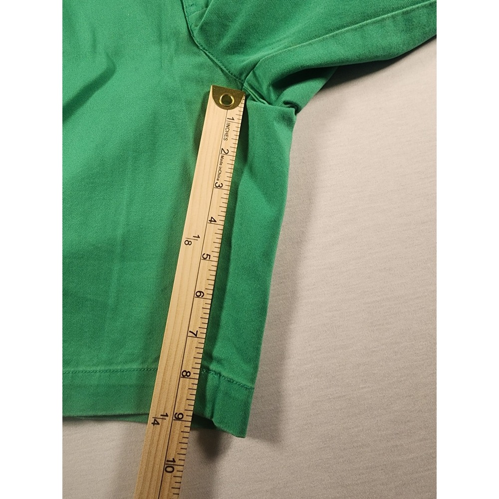 Polo Ralph Lauren Tyler Short Mens 40 Green Pleated Classic Chino Cotton Golf - Picture 2 of 9